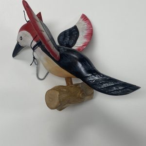 Wooden Hanging Woodpecker